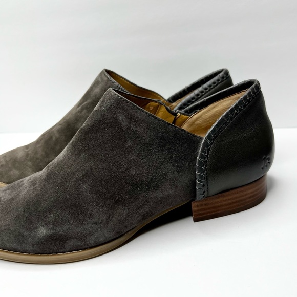 Jack Rogers Womens Avery Blocked Ankle Bootie Gray 9 - Picture 4 of 10
